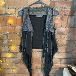 Haight-Ashbury Fairycore Vest – Witchy Gothic Boho Layering Piece